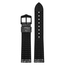 Hirsch Stone Performance Uhrenarmband Schiefer / Kautschuk - Schwarz