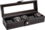 La Royale Classico 5 Uhrenbox Schwarz mit Fenster - 5 Uhren