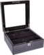 La Royale Napoli Uhrenbox Carbon mit Fenster - 6 Uhren