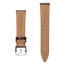 Kalbsleder Crocograin Uhrenarmband Glänzend Braun