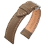 Litschi Muster Uhrenarmband Leder Braun