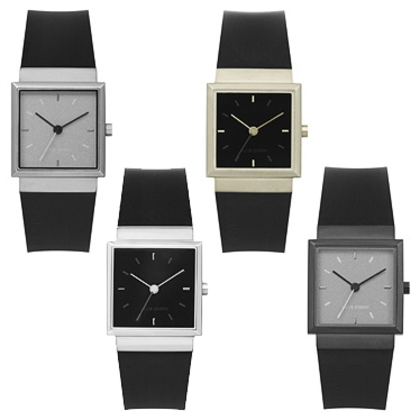 Jacob Jensen Uhrenarmband Serien 130, 131, 132 und 133 Gummi 18 mm 