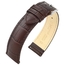 Hirsch Duke Uhrenarmband Alligatorgrain Dunkelbraun