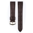 Hirsch Duke Uhrenarmband Alligatorgrain Dunkelbraun