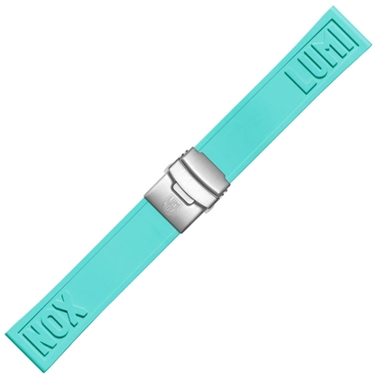 Luminox Pacific Diver Cut-to-Fit Uhrenarmband NBR Gummi Türkis - FPX.2406.42Q.K - 24mm