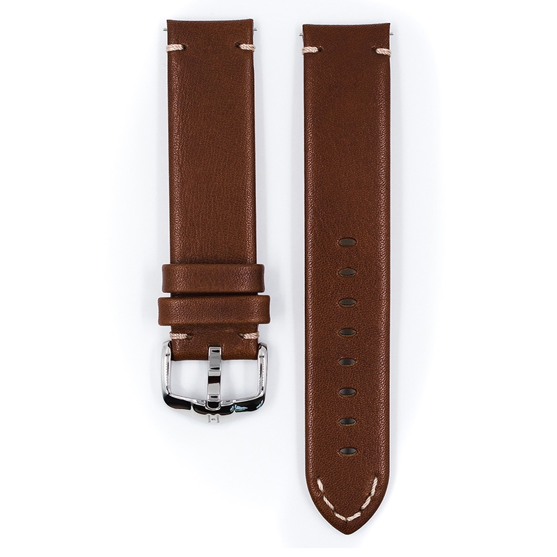 Hirsch Ranger Uhrenarmband Kalbsleder Braun