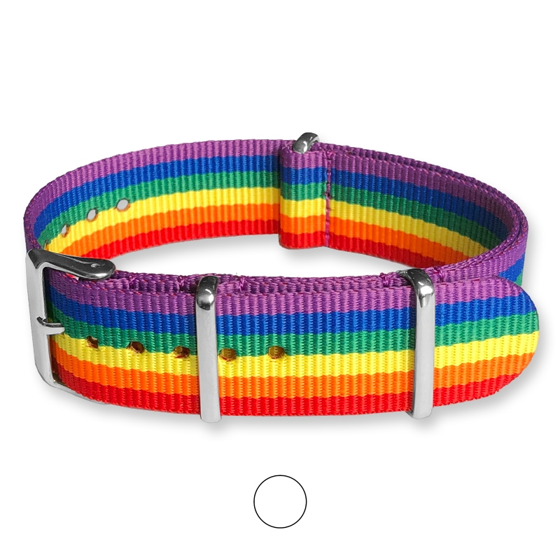 Regenbogen NATO Uhrenarmband G10 Military Nylon Strap