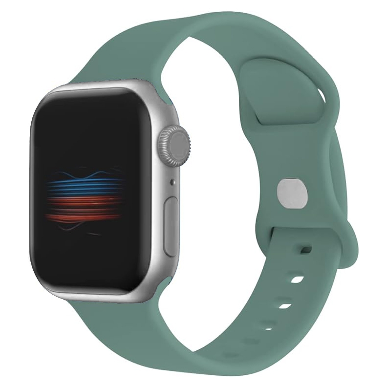 Apple Watch Uhrenarmband Gummi Meeresgrün