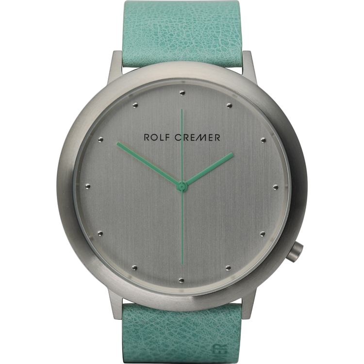 Rolf Cremer Jumbo II 495119 Uhrenarmband Mint Leder 24mm