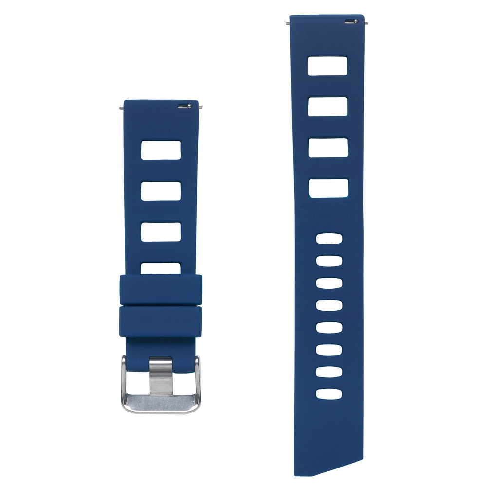 ISOfrane Style Uhrenarmband Silikon Gummi Blau