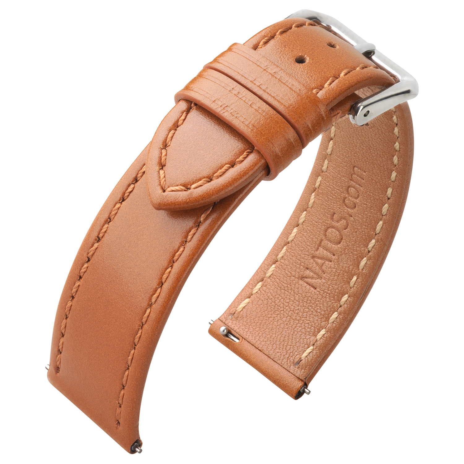 Uhrenarmband Italienisches Kalbsleder Cognac