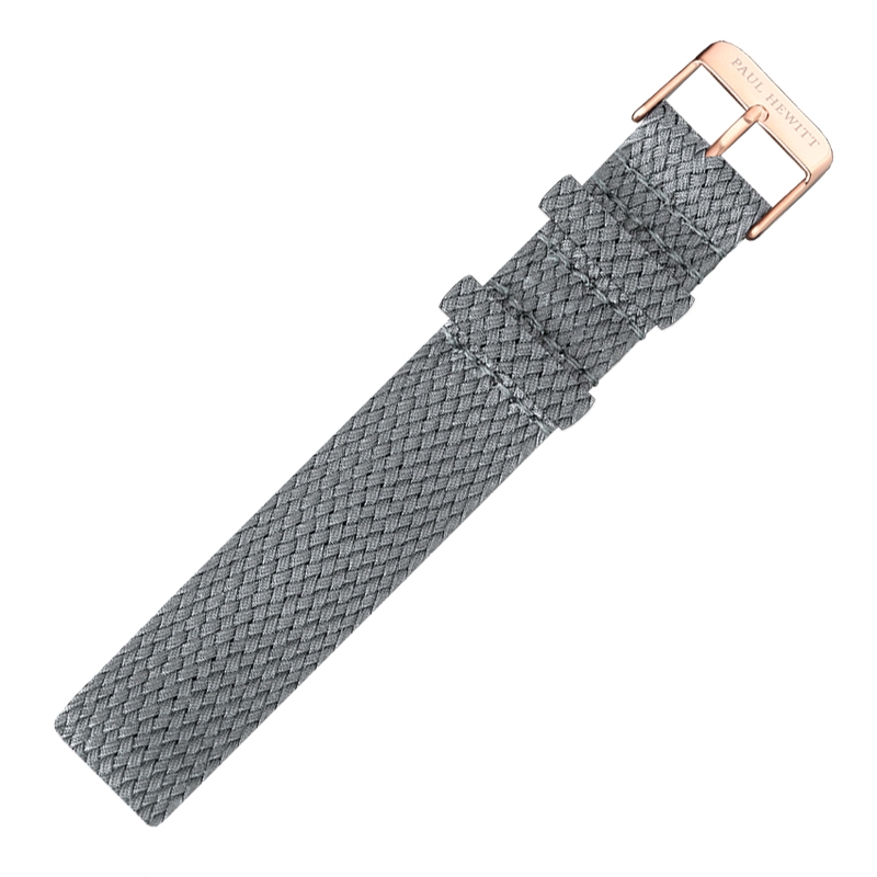 Paul Hewitt Perlon Uhrenarmband Grau 20mm