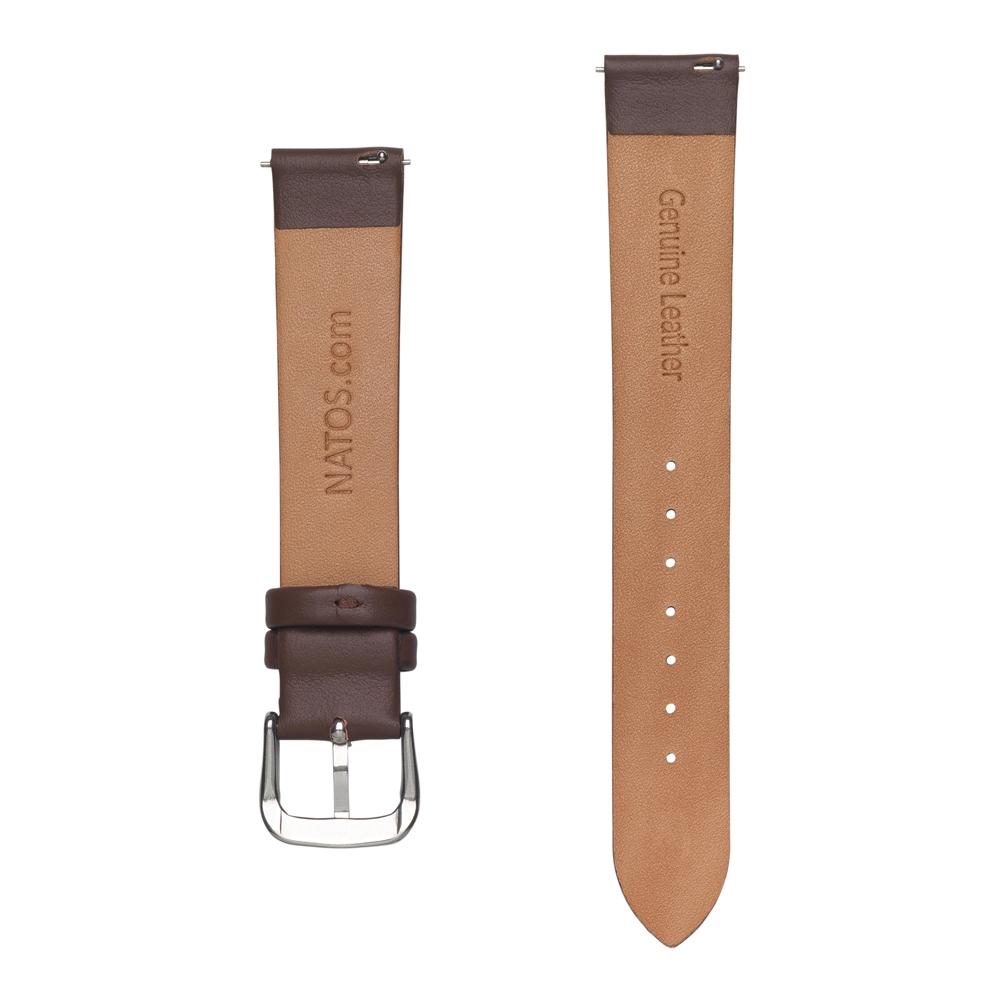 Leder Uhrenarmband ohne Naht Braun