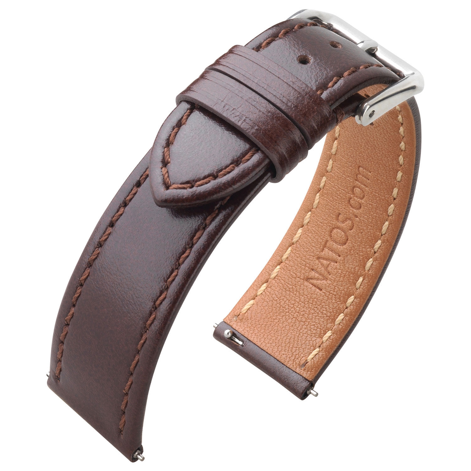Uhrenarmband Italienisches Kalbsleder Braun