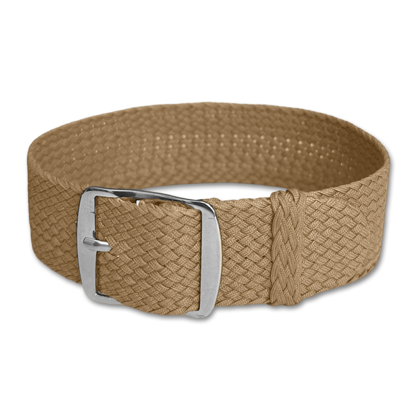 Perlon Gewobenes Uhrenarmband Khaki