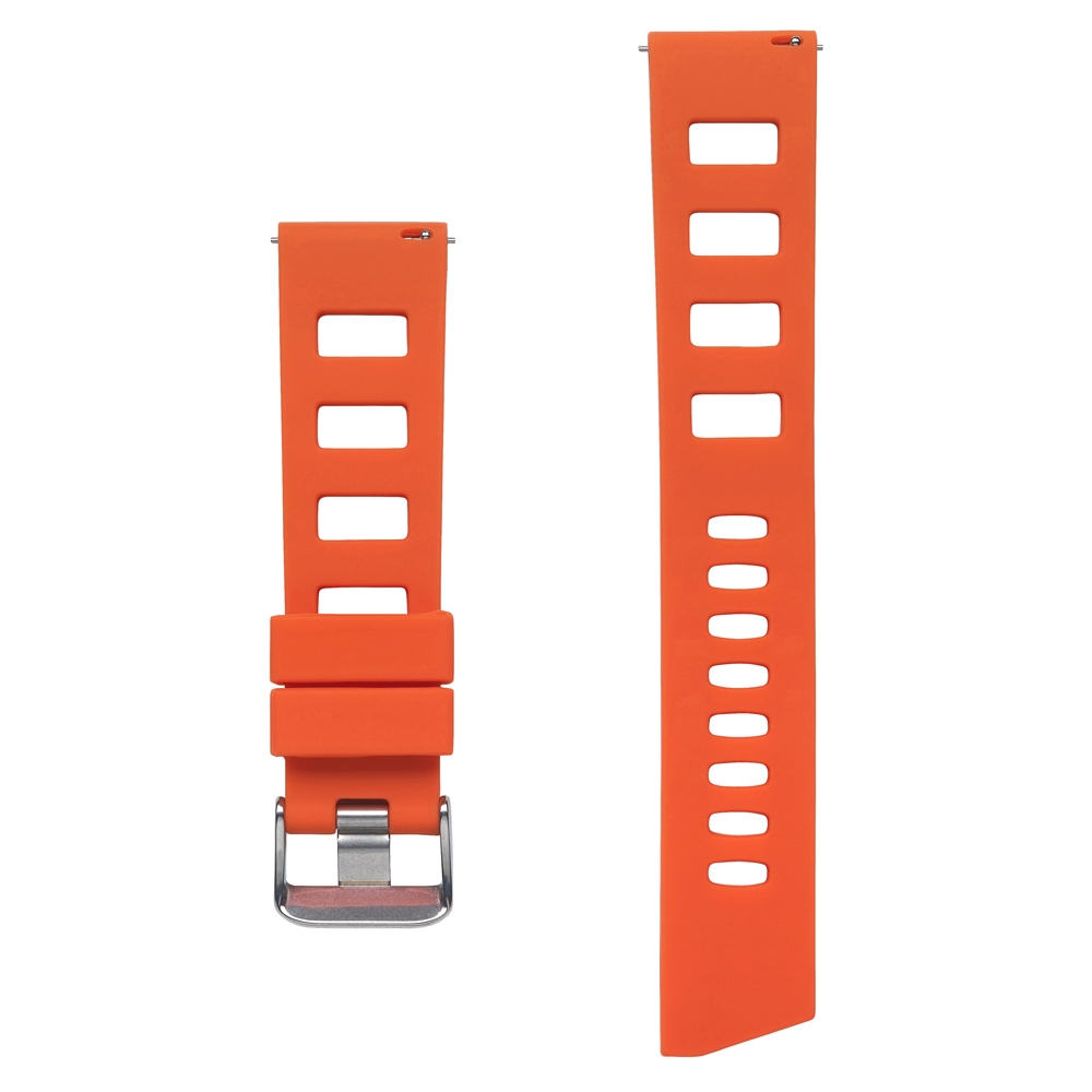 ISOfrane Style Uhrenarmband Silikon Gummi Orange