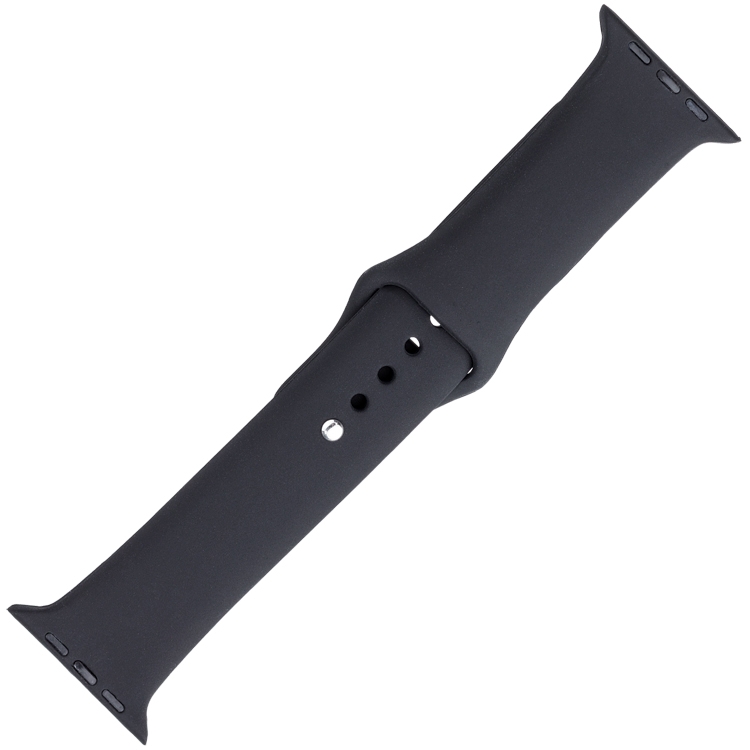 Apple Watch Uhrenarmband Gummi Schwarz