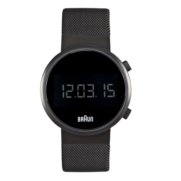 Braun Uhrenarmband für BN0036BKBKMHG - Mesh Milanaise Schwarz