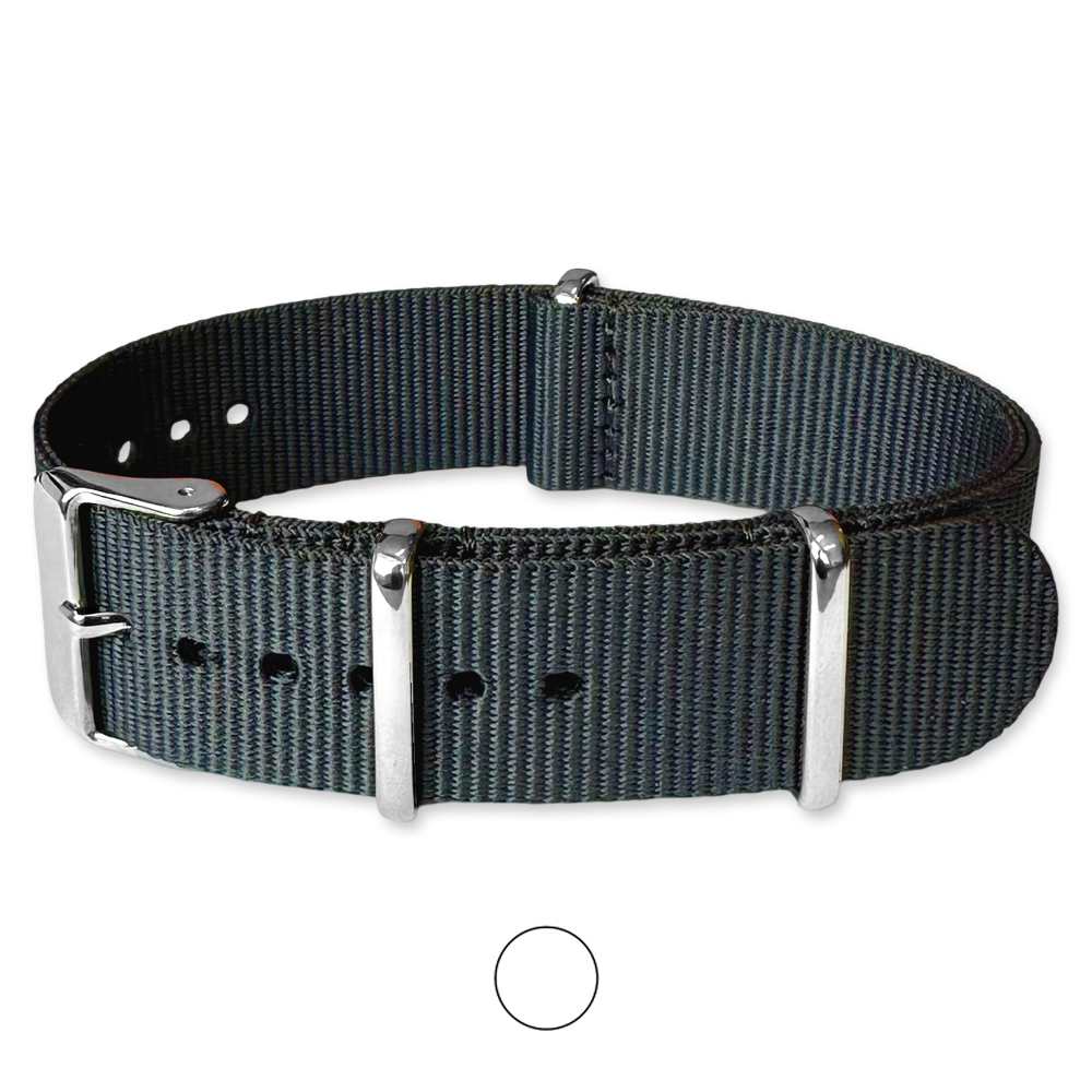 Bleigrau NATO Uhrenarmband G10 Military Nylon Strap