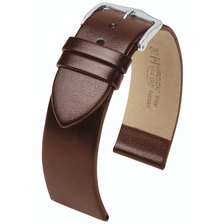 Hirsch Wild Calf Uhrenarmband Braun