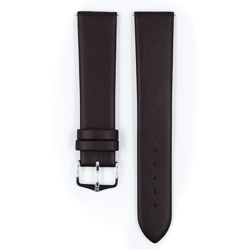 Hirsch Toronto Uhrenarmband Italienisches Kalbsleder Braun