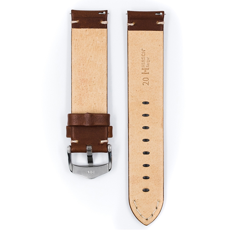 Hirsch Ranger Uhrenarmband Kalbsleder Braun