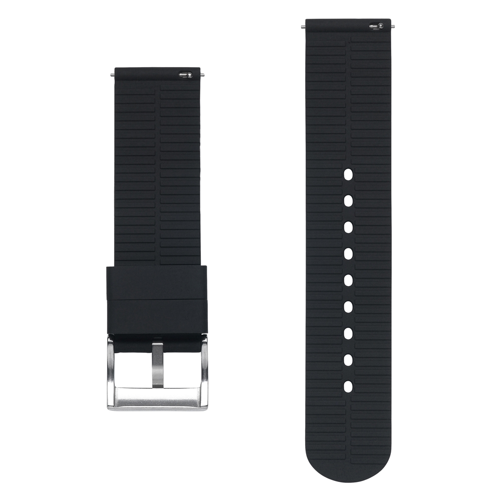 Racing Tyre Uhrenarmband Reifenprofil Gummi Schwarz