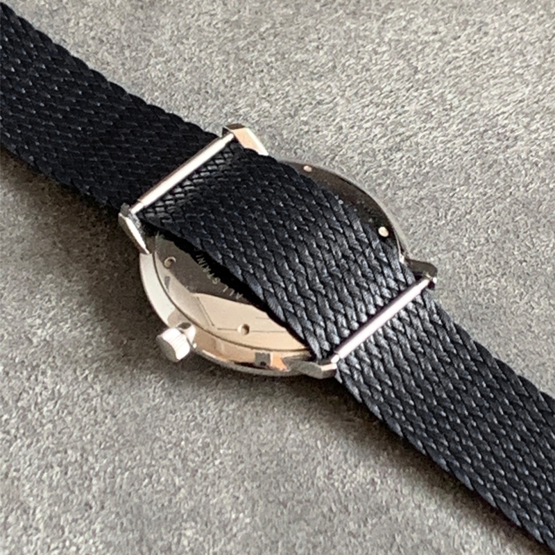 Eulit Perlon Uhrenarmband Baltic Marineblau