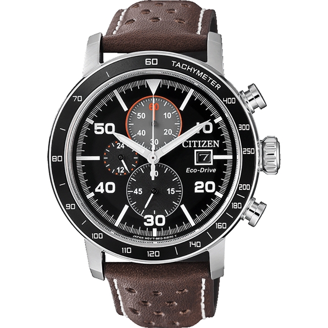 Citizen Eco-Drive Chronograph CA0641-24E Uhrenarmband 22mm