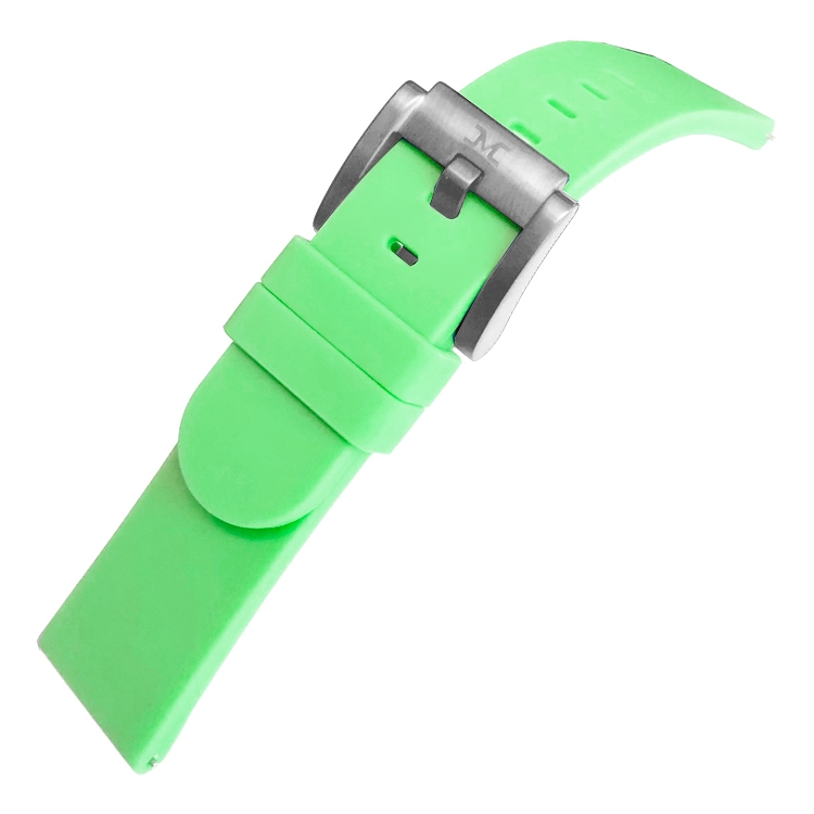 Marc Coblen / TW Steel Silikon Uhrenarmband Hellgrün 22mm