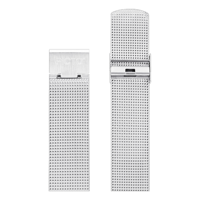 Picto Uhrenarmband Mesh Stahl 20mm
