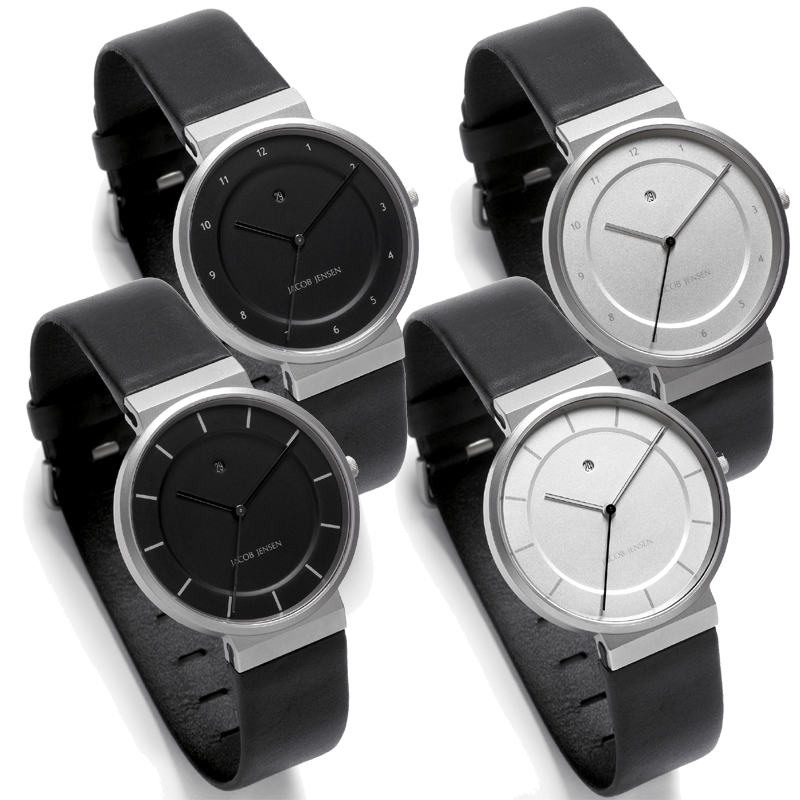 Jacob Jensen Uhrenarmband 860, 861, 880, 881 Leder 19mm