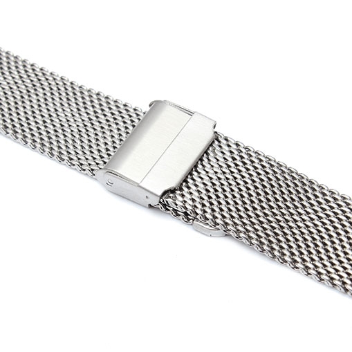 Mesh Milanaise Uhrenarmband Grob Gewebter Stahl - Extra Schliesse