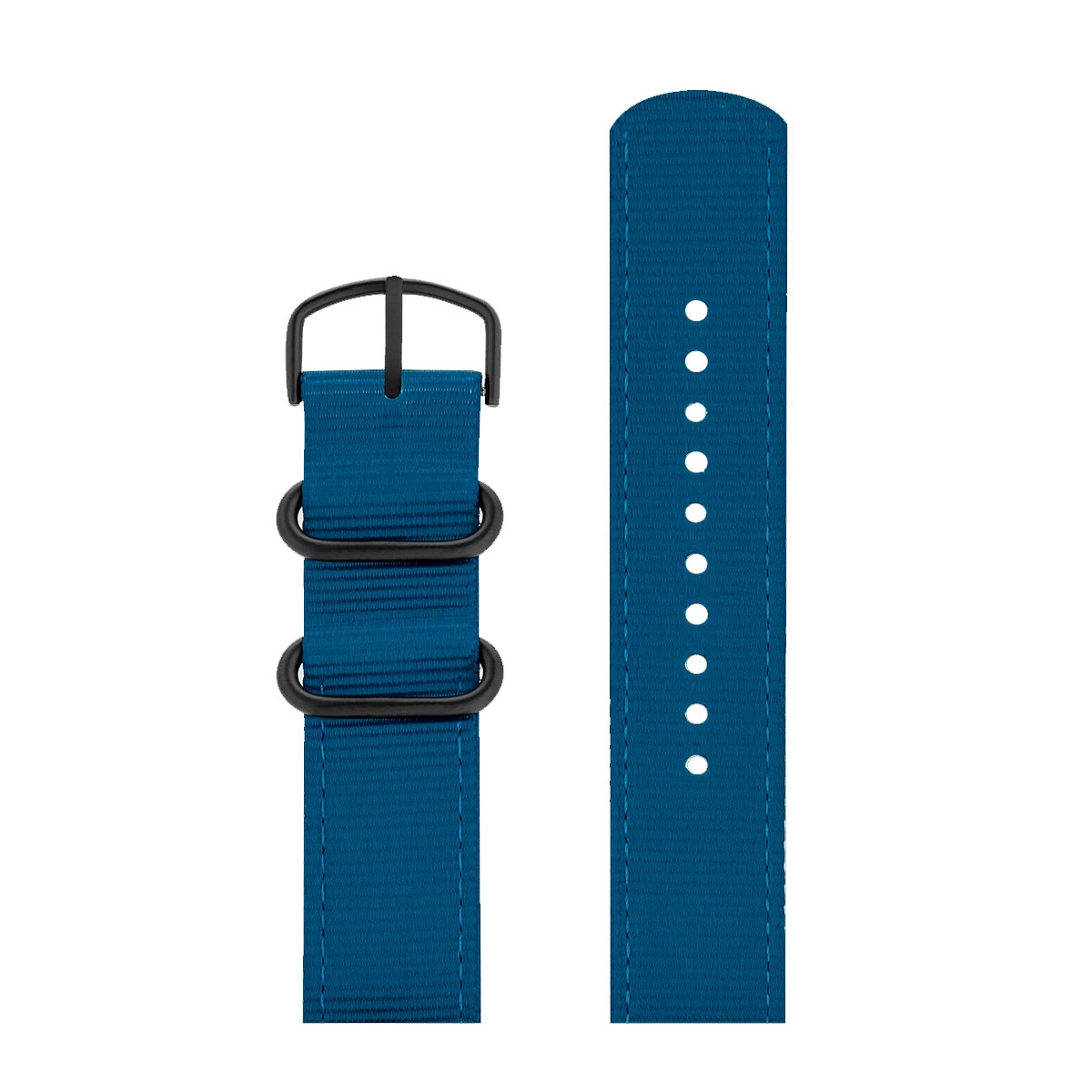 Picto Uhrenarmband Ghost Nets - Wiederverwerteter Kunststoff Blau - 20mm