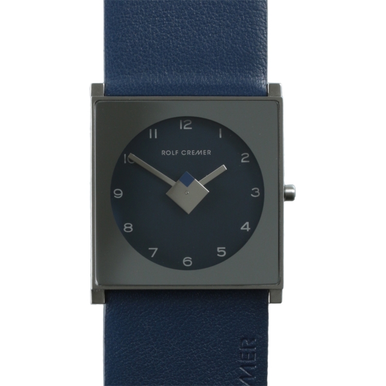 Rolf Cremer Cube 506003 Uhrenarmband Blau Leder 32mm