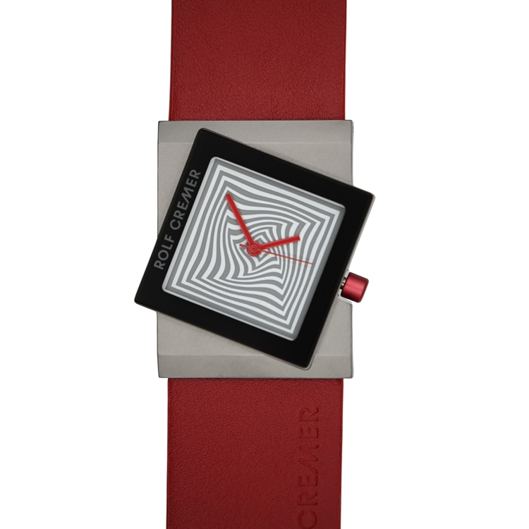 Rolf Cremer Big Turn 503430 Uhrenarmband Rot 26mm