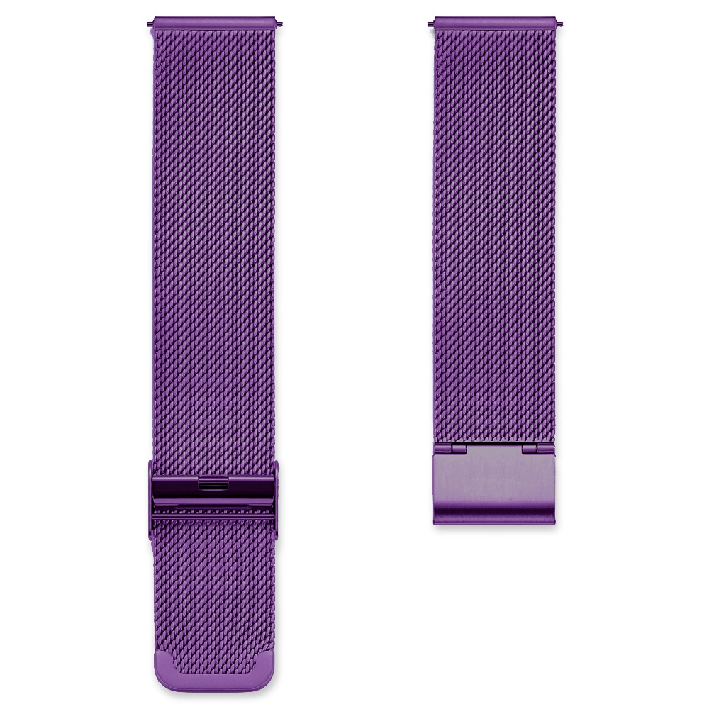 Milanaise Mesh Uhrenarmband 0.6 Fein Gewebter Stahl Lila