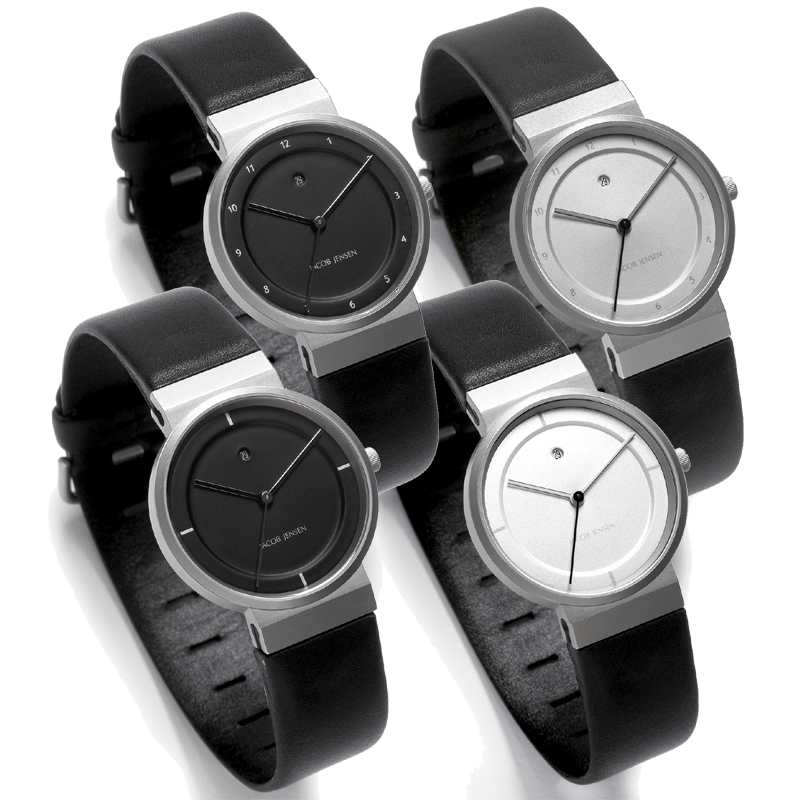 Jacob Jensen Uhrenarmband 870, 871, 890, 891 Leder 17mm 