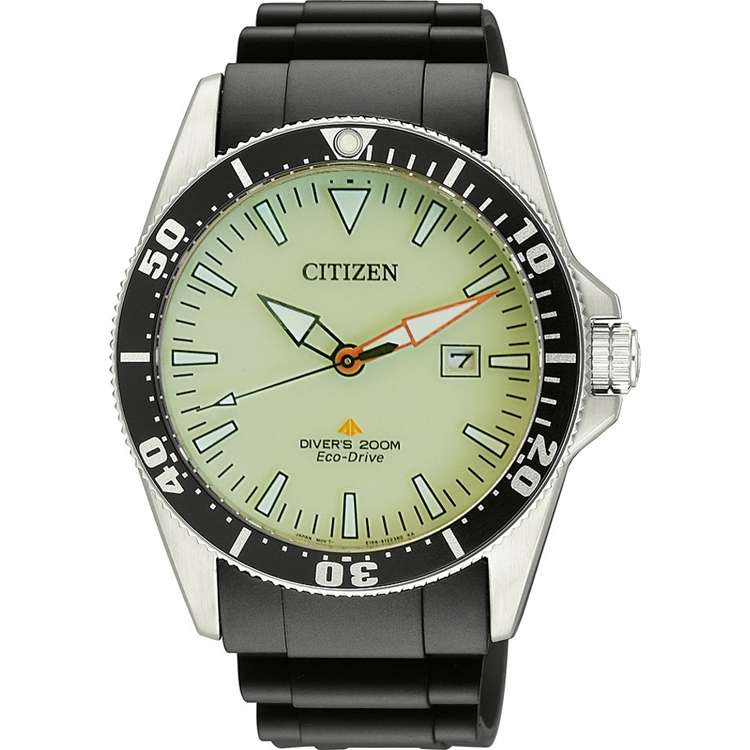 Citizen Promaster Eco-Drive BN0120-02W Uhrenarmband 23mm