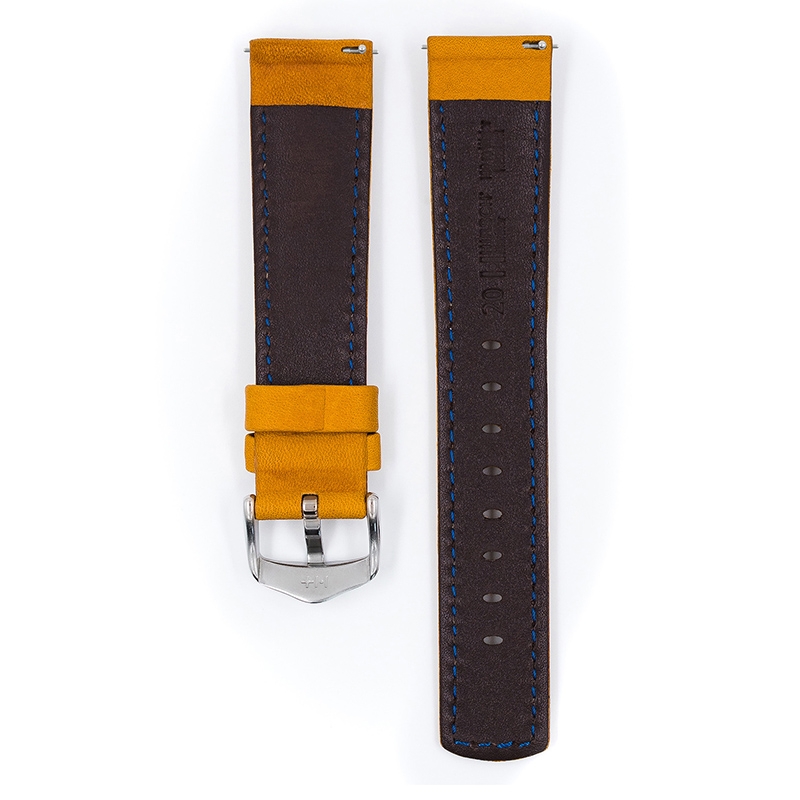 Hirsch Mariner Uhrarmband 100m Wasserfest Honig