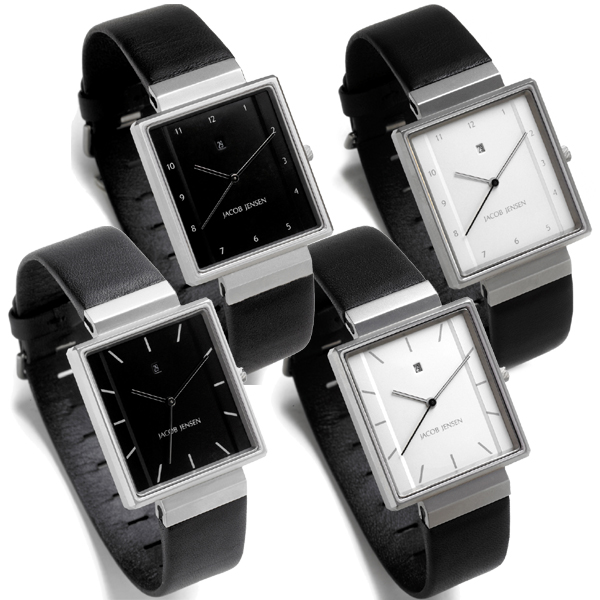 Jacob Jensen Uhrenarmband 865, 866, 885, 886 Leder 19 mm 