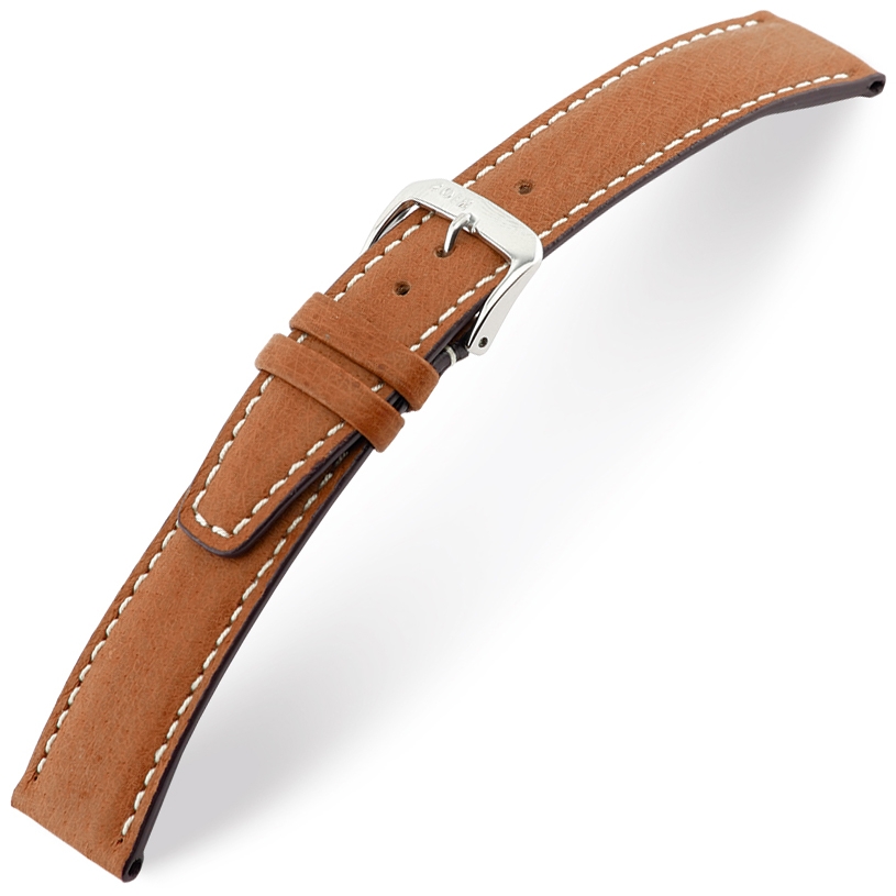 Rios Havana Uhrenarmband Schweinsleder Cognac