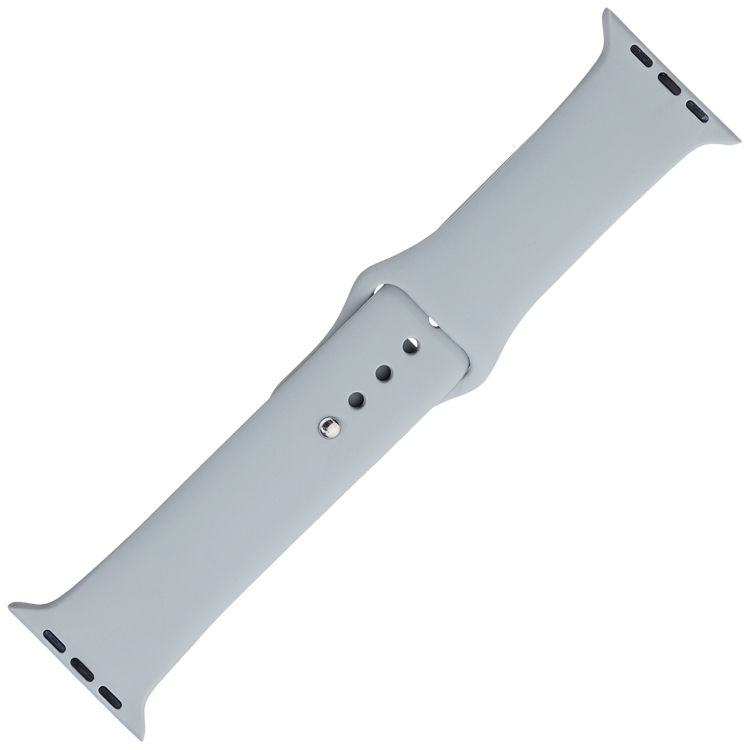 Apple Watch Uhrenarmband Gummi Grau