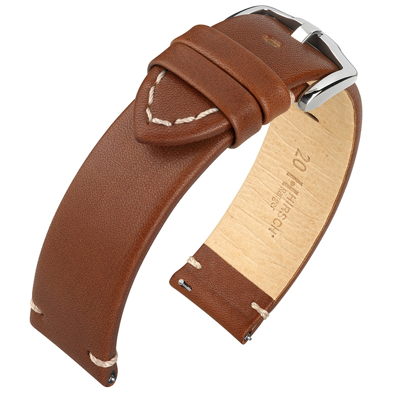 Hirsch Ranger Uhrenarmband Kalbsleder Braun