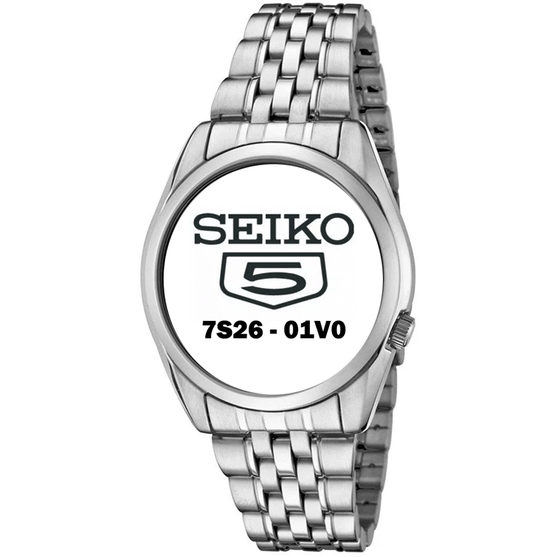 Seiko 5 Uhrenarmband 7S26-01V0 Typ 1 Edelstahl 18mm