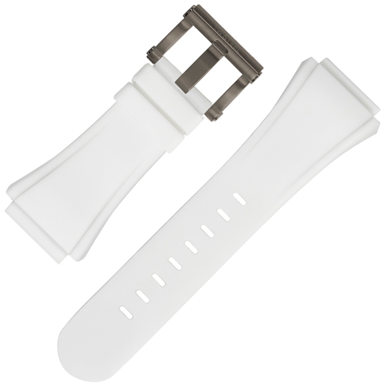 TW Steel Uhrenarmband CE5003 Weiss Gummi 32mm