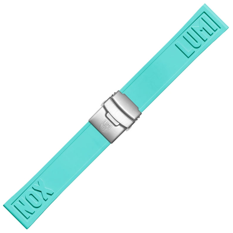 Luminox Pacific Diver Cut-to-Fit Uhrenarmband NBR Gummi Türkis - FPX.2406.42Q.K - 24mm