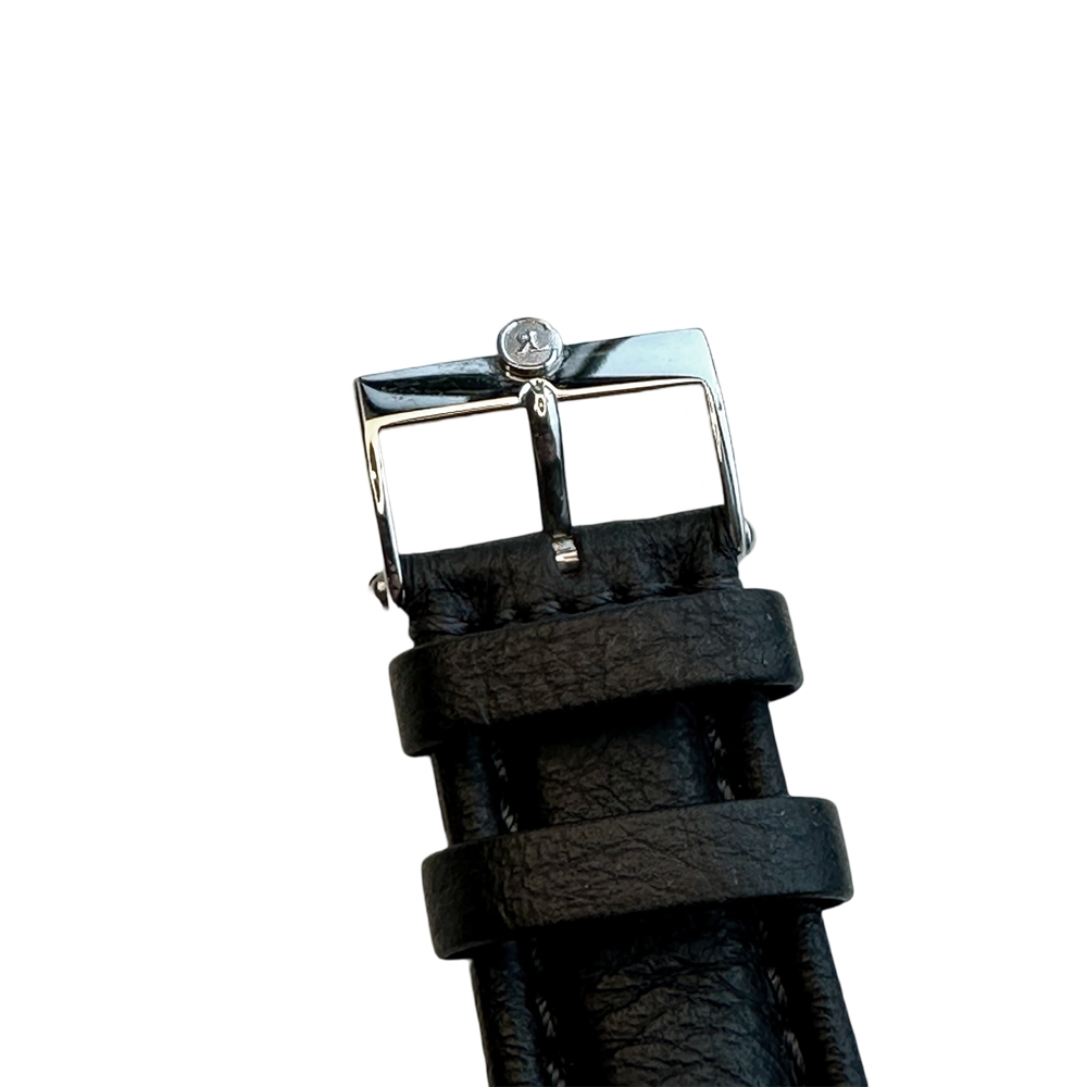 Original Chronoswiss Uhrenarmband Waterproof Kalbsleder Schwarz 22mm