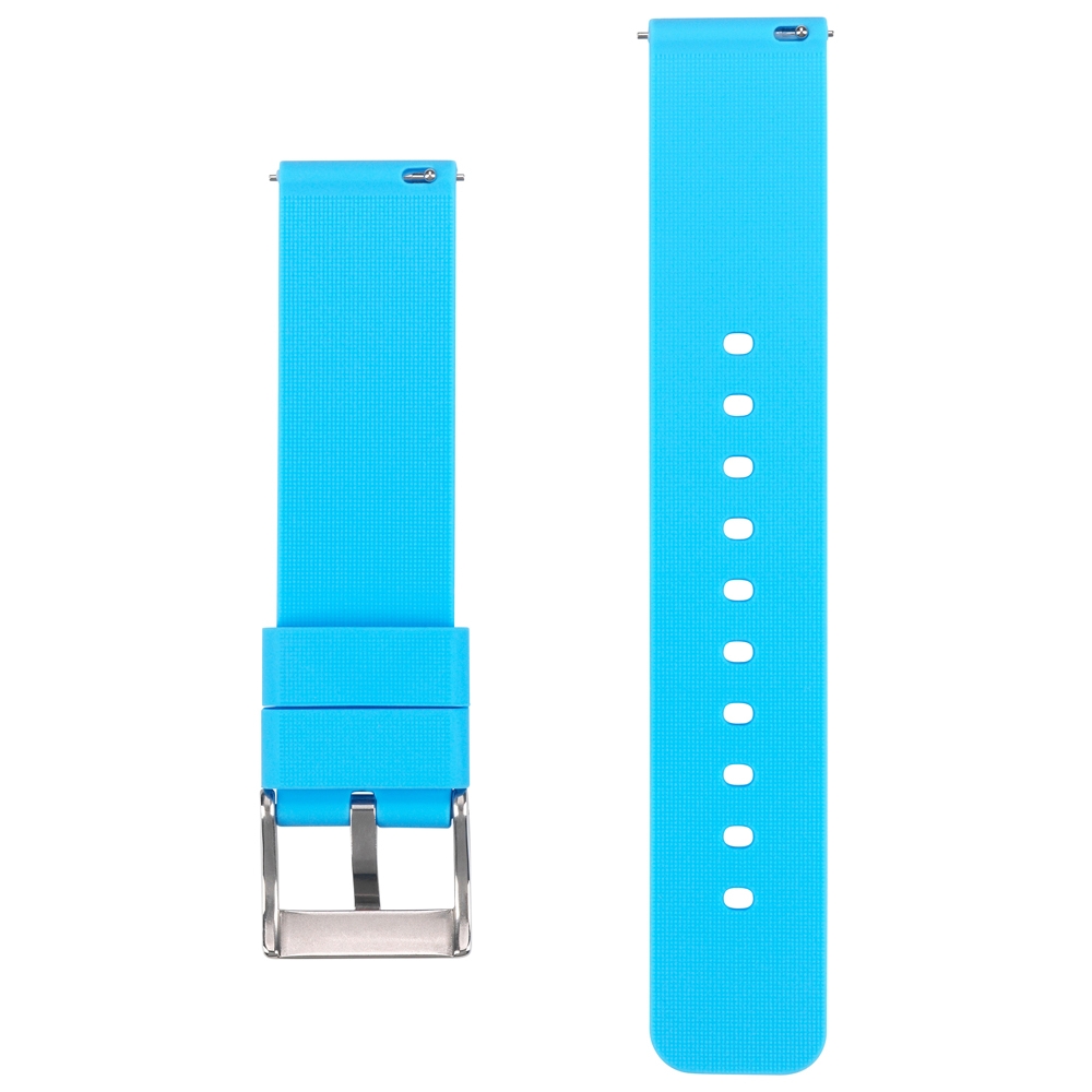 Silikon Gummi Uhrenarmband Hellblau