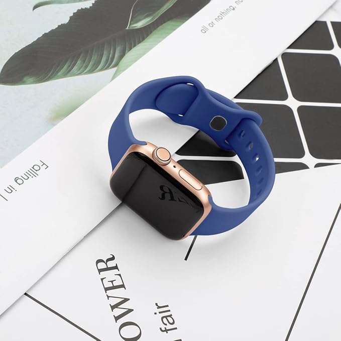 Apple Watch Uhrenarmband Gummi Lavendel